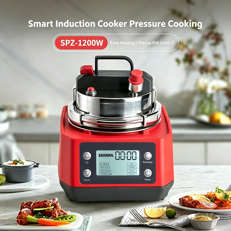 Korean Commercial Mini Stainless Steel Pressure Cooker Electromagnetic High-Pressure Fragrant Rice Pressure Cooker
Korean Commercial Mini Stainless Steel Pressure Cooker Electromagnetic High-Pressure Fragrant Rice Pressure Cooker