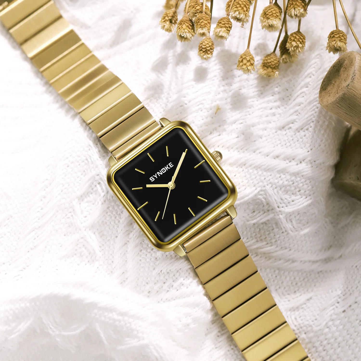 SYNOKE Elegant Watch for Women Stainless Steel High Quality Original Women's Wristwatch Luxury Fashion Ladies Watch Gift
SYNOKE Elegant Watch for Women Stainless Steel High Quality Original Women's Wristwatch Luxury Fashion Ladies Watch Gift