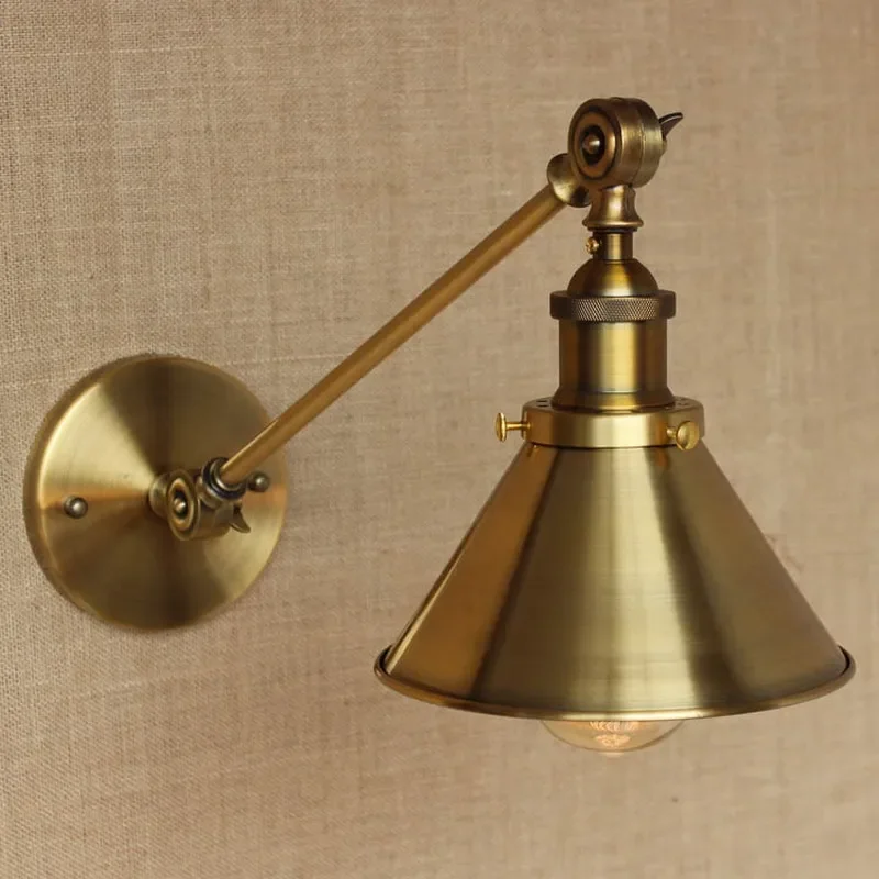 Antique gold long swing arm wall lamp for workroom bedside bedroom illumination sconce
Antique gold long swing arm wall lamp for workroom bedside bedroom illumination sconce