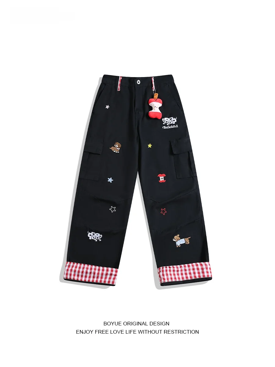 Boyue American Cartoon Dog Pattern Work Trousers Casual Staable Men's Women's Jeans Denim Straight Leg Loose Fit Wear Resis...
Boyue American Cartoon Dog Pattern Work Trousers Casual Staable Men's Women's Jeans Denim Straight Leg Loose Fit Wear Resis...