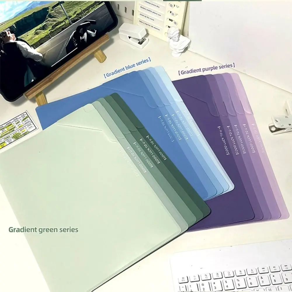Gradient Large Capacity File Folders Sorting Storage L-Shaped File Organizer Colorful Plastic Document Bag Office Supplies
Gradient Large Capacity File Folders Sorting Storage L-Shaped File Organizer Colorful Plastic Document Bag Office Supplies