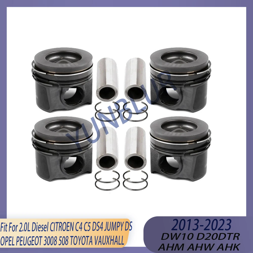STD Engine Piston & Ring Kit Fit 2.0 L Diesel 13-23 DW10 AHW For CITROEN C4 C5 JUMPY DS OPEL PEUGEOT 3008 508 TOYOTA VAUXHALL
STD Engine Piston & Ring Kit Fit 2.0 L Diesel 13-23 DW10 AHW For CITROEN C4 C5 JUMPY DS OPEL PEUGEOT 3008 508 TOYOTA VAUXHALL