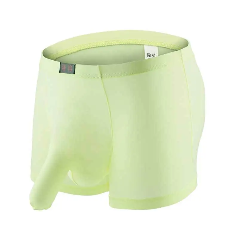 Men Sexy Elephant Nose Pouch Trunk Underwear Solid Translucent Ice Silk Boxer Brief Breathable Lingerie Separate Pouch Underpant
Men Sexy Elephant Nose Pouch Trunk Underwear Solid Translucent Ice Silk Boxer Brief Breathable Lingerie Separate Pouch Underpant