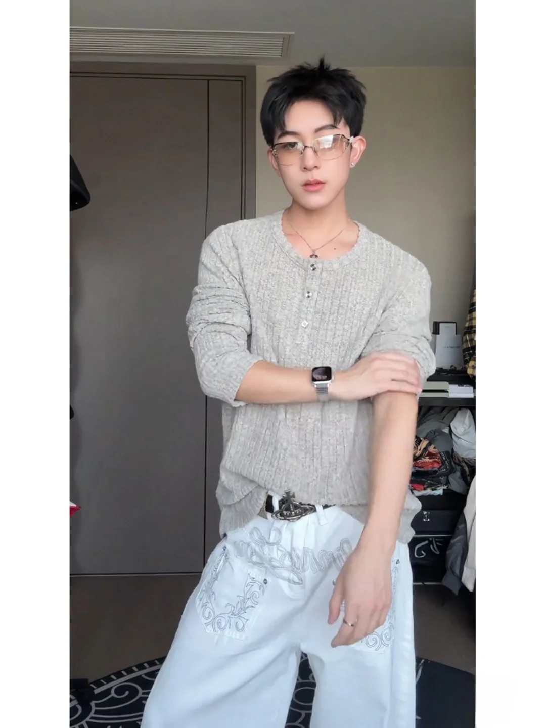 Вязаная мужская футболка Cleanfit с длинным рукавом и полосатым узором, весна-осень, повседневная, для ношения под одеждой, из полиэфирного волокна
Вязаная мужская футболка Cleanfit с длинным рукавом и полосатым узором, весна-осень, повседневная, для ношения под одеждой, из полиэфирного волокна