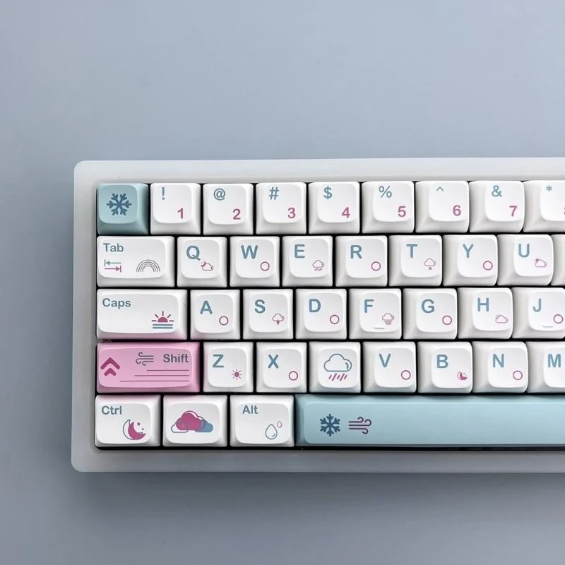 132Keys Weather Theme Keycaps XDA Profile Thick PBT Keycap For 61 104 108
132Keys Weather Theme Keycaps XDA Profile Thick PBT Keycap For 61 104 108