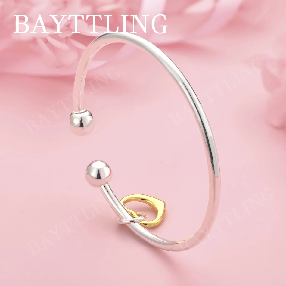925 Sterling Silver Exquisite Shiny Love Bracelet Women's Engagement Party Gift Jewelry Accessories
925 Sterling Silver Exquisite Shiny Love Bracelet Women's Engagement Party Gift Jewelry Accessories