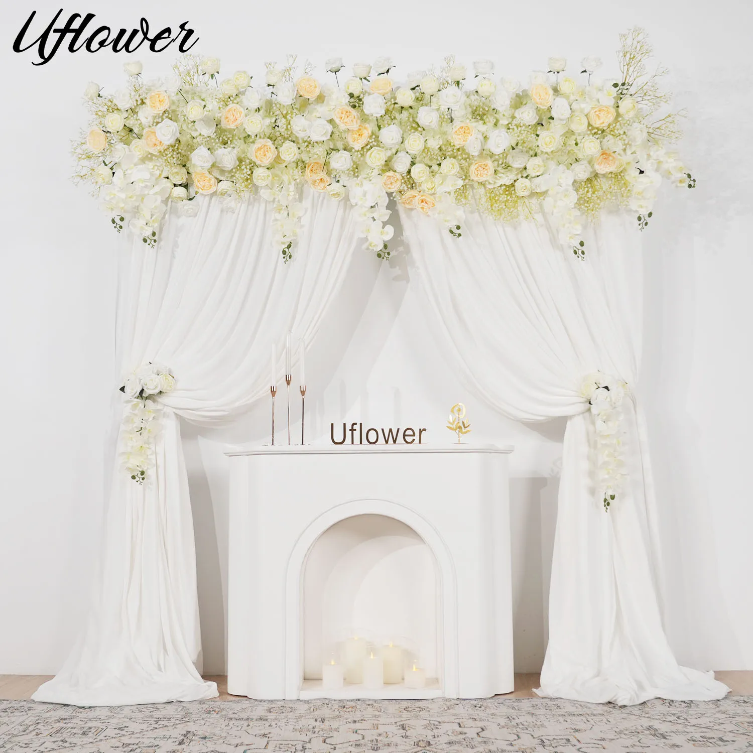 Uflower 200cm Wedding Flower Wall Decor Arrangement Silk Peony Rose Artificial Flower Row Decoration Wedding Arch Backdrop DIY
Uflower 200cm Wedding Flower Wall Decor Arrangement Silk Peony Rose Artificial Flower Row Decoration Wedding Arch Backdrop DIY