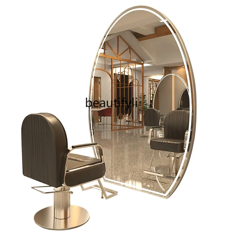 A17 Barber Shop Dressing Table Salon Mirror Led with Light Beauty Single-Sided Mirror Wall-Mounted for Hair Salon
A17 Barber Shop Dressing Table Salon Mirror Led with Light Beauty Single-Sided Mirror Wall-Mounted for Hair Salon