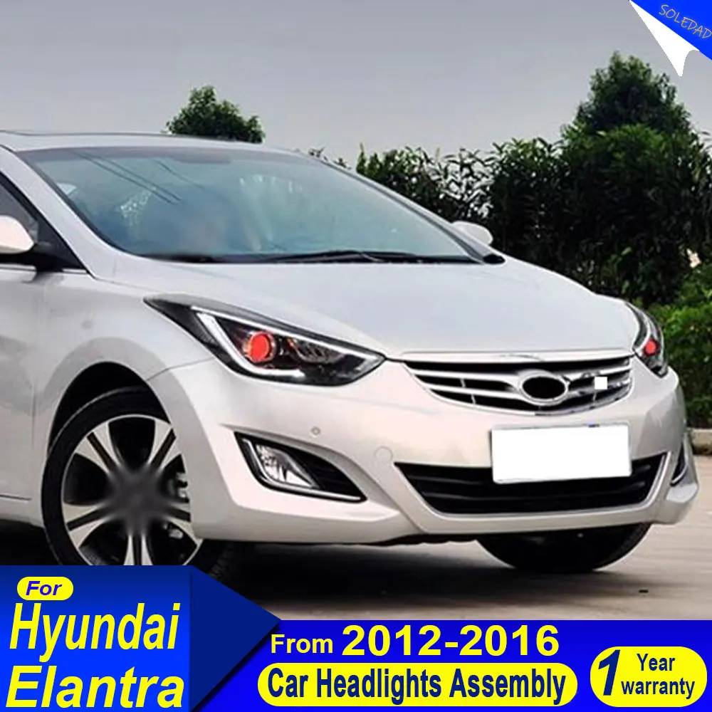 2pcs Car LED Headlight Assembly For Hyundai Elantra 2012-2017 Headlamps Daytime Running Light Projector Plug and play
2pcs Car LED Headlight Assembly For Hyundai Elantra 2012-2017 Headlamps Daytime Running Light Projector Plug and play