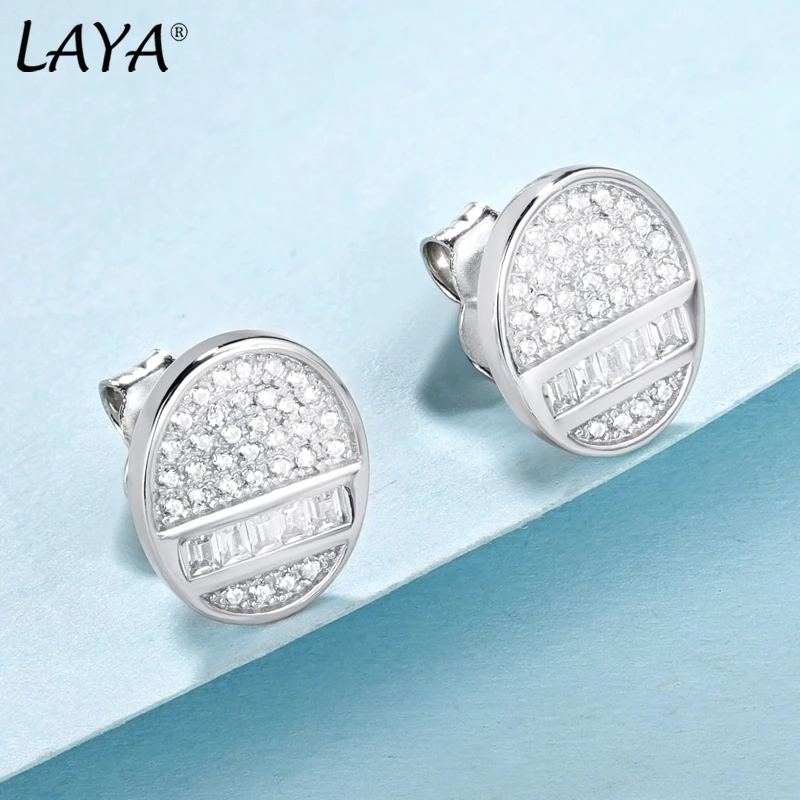 LAYA 925 Sterling Silver High Quality Zircon Halloween Christmas Gift Elliptical Shape Stud Earrings For Women Fashion Jewelry
LAYA 925 Sterling Silver High Quality Zircon Halloween Christmas Gift Elliptical Shape Stud Earrings For Women Fashion Jewelry