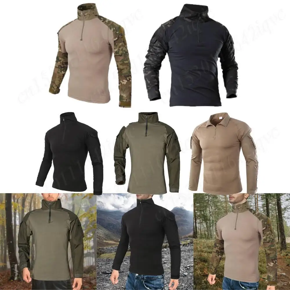 Men Long Sleeve Combat Shirt Combat Uniform Shirt Breathable Paintball Camping Hunting Clothing Hiking Shirt Work Clothing
Men Long Sleeve Combat Shirt Combat Uniform Shirt Breathable Paintball Camping Hunting Clothing Hiking Shirt Work Clothing