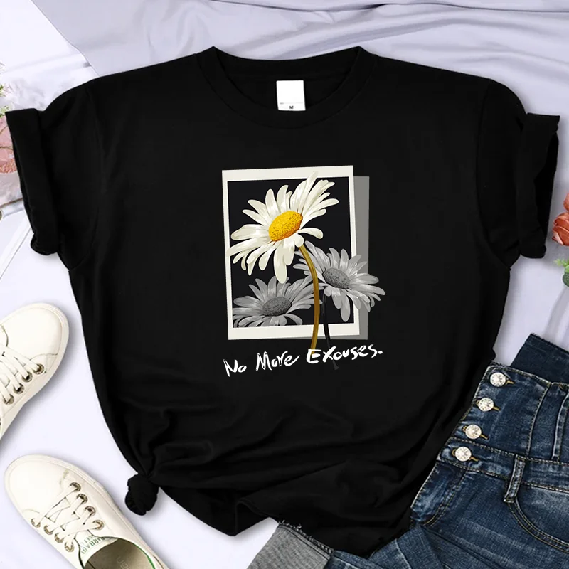 Chrysanthemum For Women's Luxury High-Quality Summer Print T-shirt 100% Cotton Casual Oversized Y2k Personality Sleeve O-neck
Chrysanthemum For Women's Luxury High-Quality Summer Print T-shirt 100% Cotton Casual Oversized Y2k Personality Sleeve O-neck