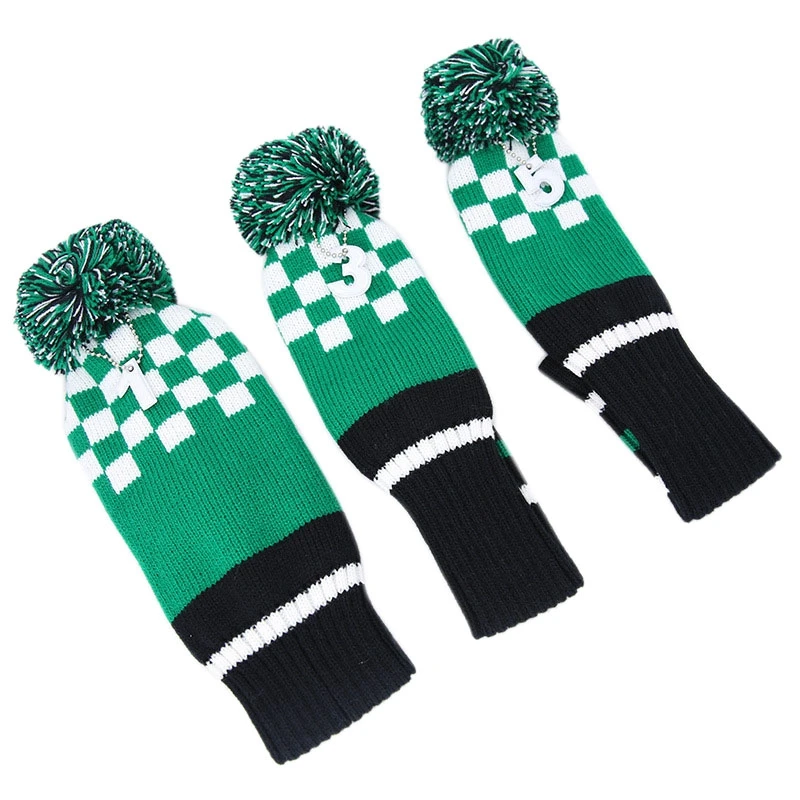 3PCS Golf Knitted Hat Set Golf Club Head Covers Golf Iron Head Covers Wedges Covers Knitted Wool Cue Cover With Number
3PCS Golf Knitted Hat Set Golf Club Head Covers Golf Iron Head Covers Wedges Covers Knitted Wool Cue Cover With Number
