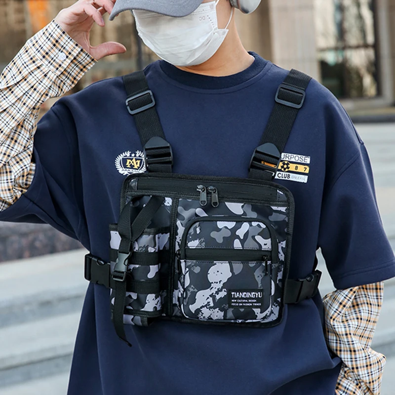 Male Multifunctional Chest Bag Fashionable Casual Lightweight Wear-resistance Undershirt Bag Outdoors Cycling Vest Backpack
Male Multifunctional Chest Bag Fashionable Casual Lightweight Wear-resistance Undershirt Bag Outdoors Cycling Vest Backpack