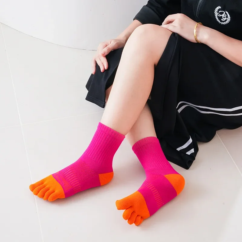5 Pairs Large Woman Five Finger Socks Colorful Cotton Fashion 5 Toed Autumn Winter Sports Sweat Absorbing Thick Warm Socks EU42
5 Pairs Large Woman Five Finger Socks Colorful Cotton Fashion 5 Toed Autumn Winter Sports Sweat Absorbing Thick Warm Socks EU42