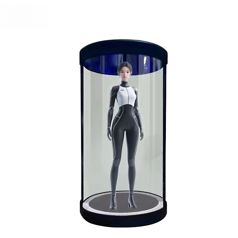 Holographic Display Cabinet With Naked-eye 3D Virtual AI Digital Human Intelligent Voice Interaction Holographic Cabinet
Holographic Display Cabinet With Naked-eye 3D Virtual AI Digital Human Intelligent Voice Interaction Holographic Cabinet