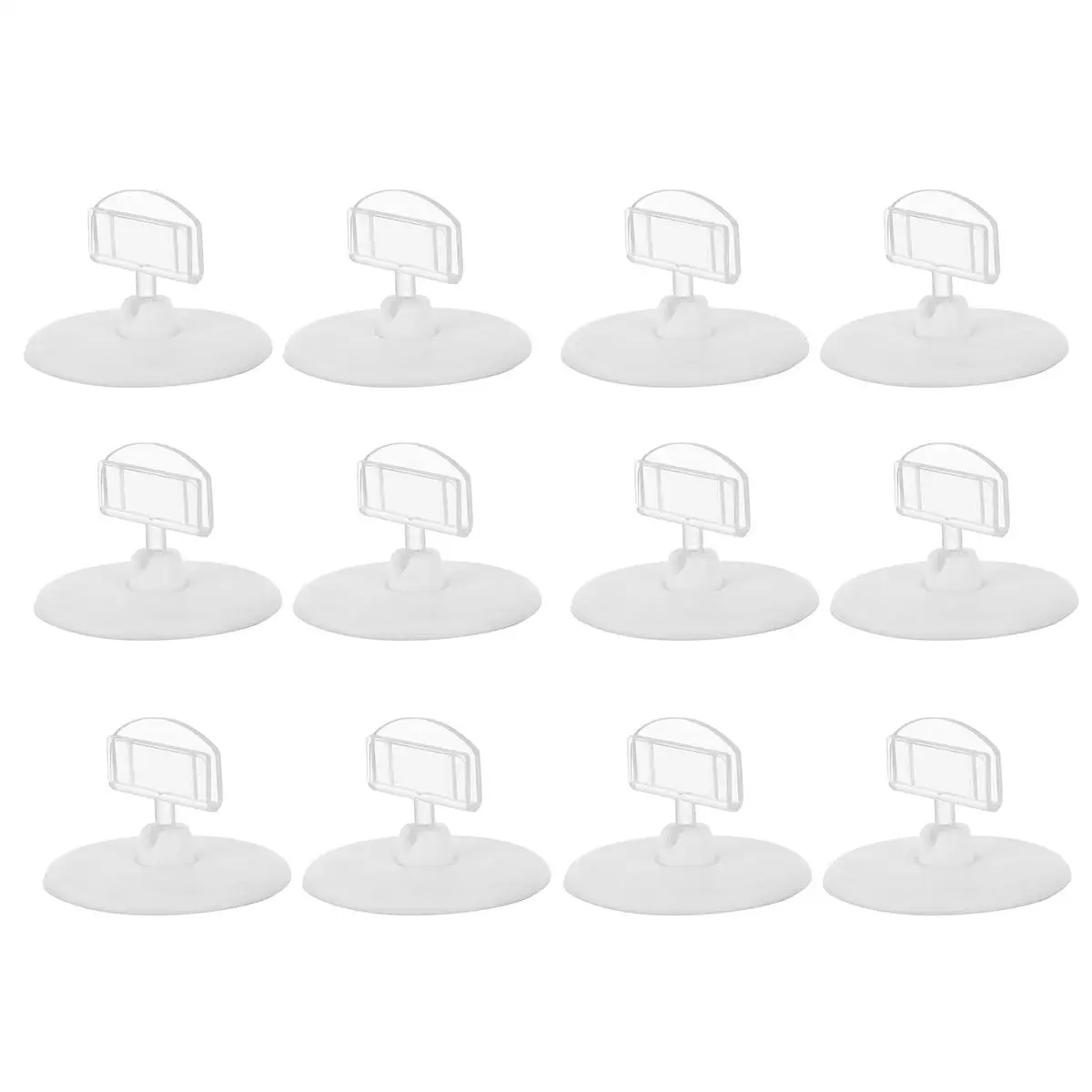 12 Pcs Disc Clip Card Type Retail Display Small Label Holders Advertising Clips Clear Price Tag Holder Supermarket
12 Pcs Disc Clip Card Type Retail Display Small Label Holders Advertising Clips Clear Price Tag Holder Supermarket