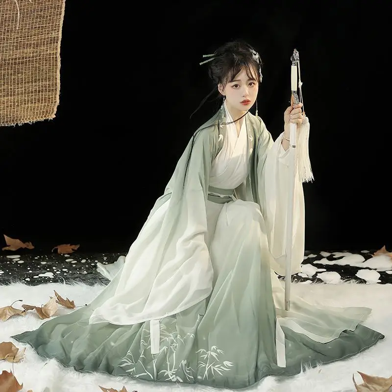 Hanfu's new Song-Jin collar waist-length men's and women's big-sleeved autumn and winter fairy air elegant Chinese style suit
Hanfu's new Song-Jin collar waist-length men's and women's big-sleeved autumn and winter fairy air elegant Chinese style suit