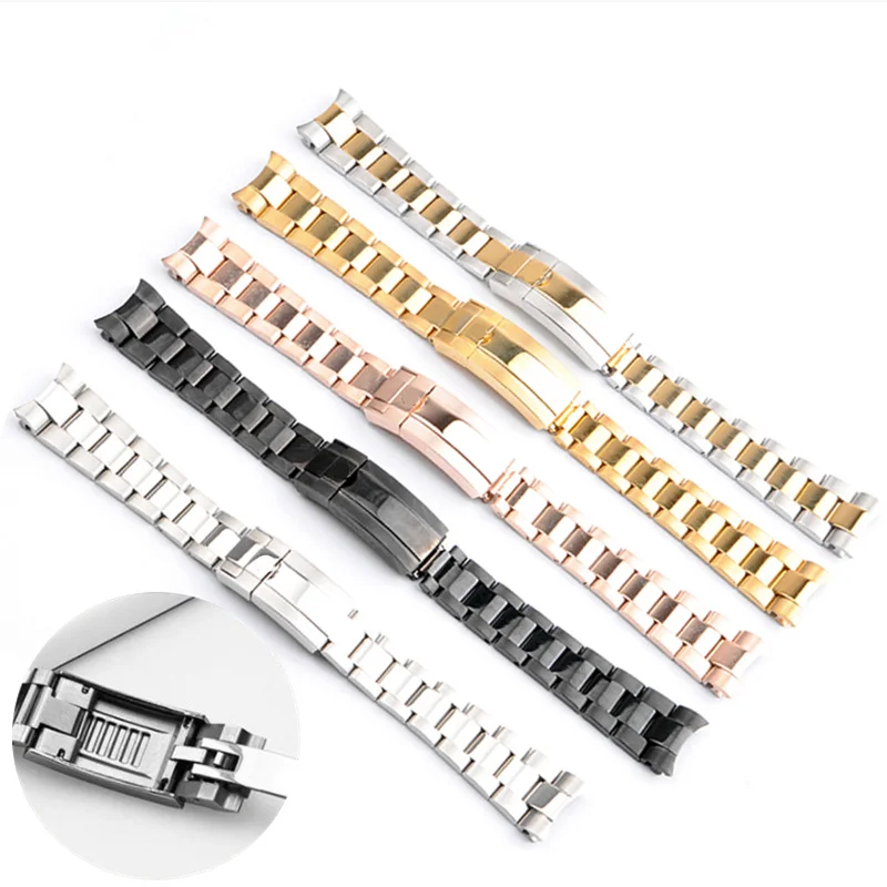 Fit SUB DAYTONA 20 21mm Width Watchband Solid Stainless Steel Watch Bracelet For NH35 NH36 Glide Lock Clasp Wristband Watch Part
Fit SUB DAYTONA 20 21mm Width Watchband Solid Stainless Steel Watch Bracelet For NH35 NH36 Glide Lock Clasp Wristband Watch Part