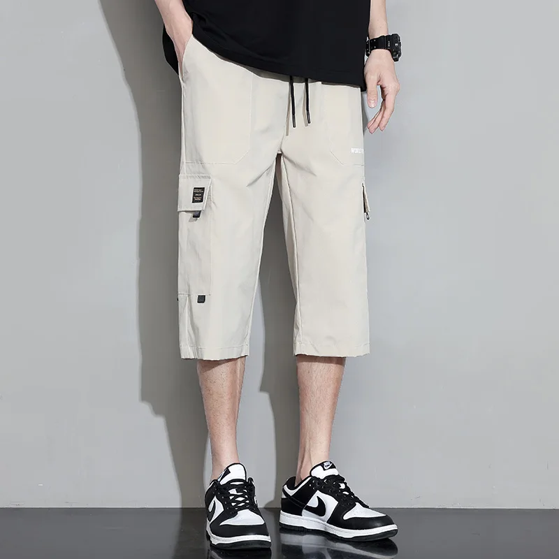 Oversized Men's Summer Cropped Pants Cargo Shorts Unisex Three-dimensional Pocket Fashion Thin Loose Sports Casual Pants
Oversized Men's Summer Cropped Pants Cargo Shorts Unisex Three-dimensional Pocket Fashion Thin Loose Sports Casual Pants