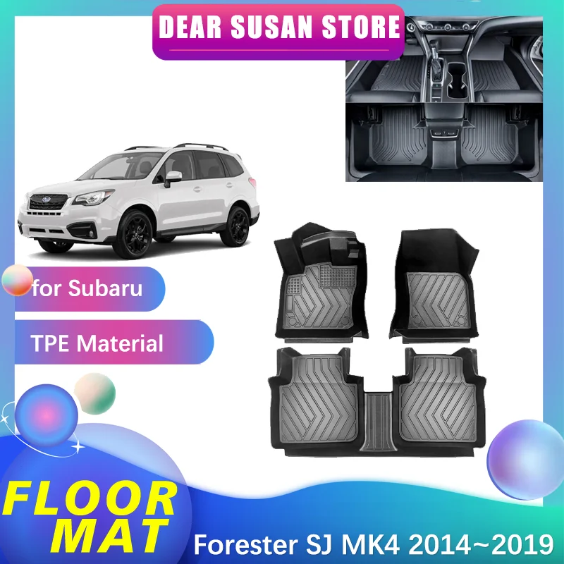 Car Floor Mat for Subaru Forester SJ MK4 2014~2019 Tray Foot TPE Waterproof Inner Liner Carpet Pad Custom Cover Rug Accessorie
Car Floor Mat for Subaru Forester SJ MK4 2014~2019 Tray Foot TPE Waterproof Inner Liner Carpet Pad Custom Cover Rug Accessorie
