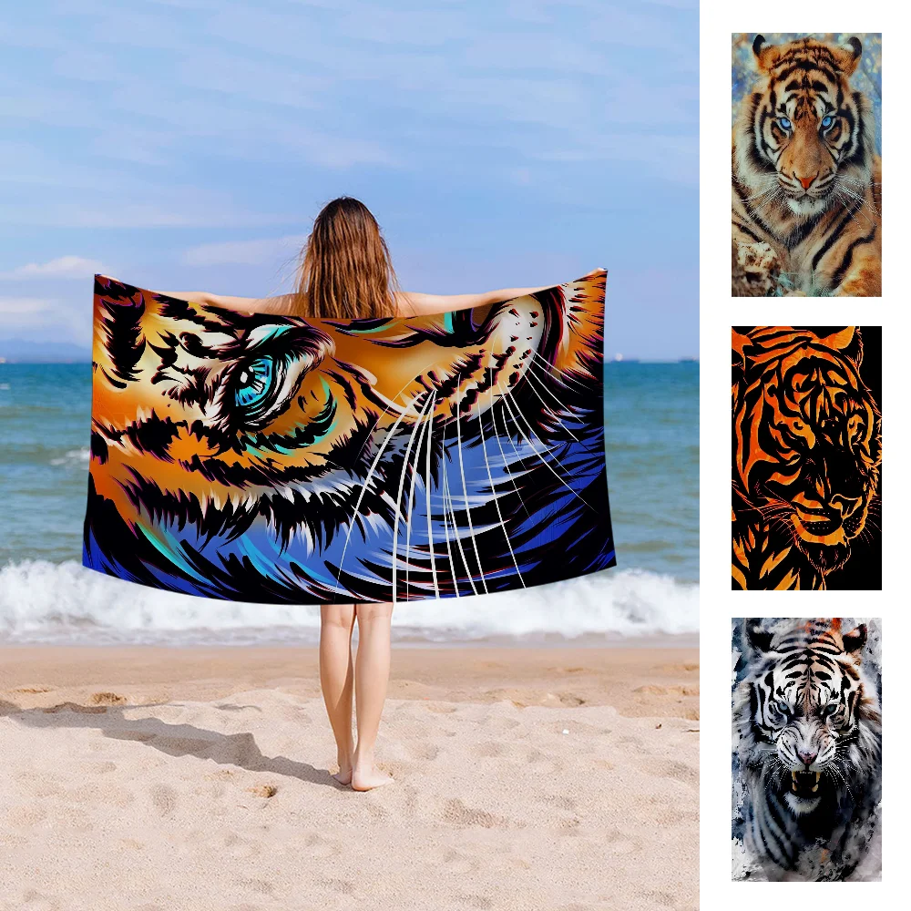 Tiger Animal Microfiber Beach Towel Absorbent Quick Dry Soft Yoga Swimming Resort Mountain Climbing Towel
Tiger Animal Microfiber Beach Towel Absorbent Quick Dry Soft Yoga Swimming Resort Mountain Climbing Towel