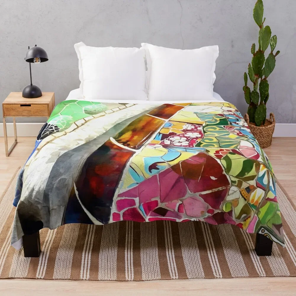 Gaudi Barselona mosaic Throw Blanket Ultra Soft Flannel Fleece Blanket for All Seasons
Gaudi Barselona mosaic Throw Blanket Ultra Soft Flannel Fleece Blanket for All Seasons