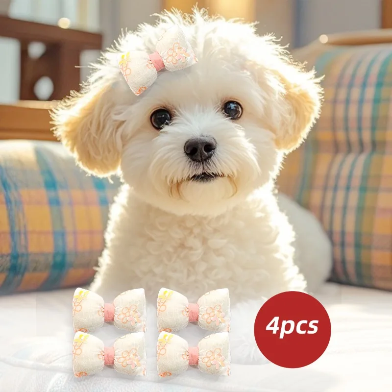 Cute Pet Hair Clip Bowknot Fashion Hairpin for Dog Cat Stylish Pet Headwear Accessory Soft Comfortable Design Perfect Gift Pets
Cute Pet Hair Clip Bowknot Fashion Hairpin for Dog Cat Stylish Pet Headwear Accessory Soft Comfortable Design Perfect Gift Pets
