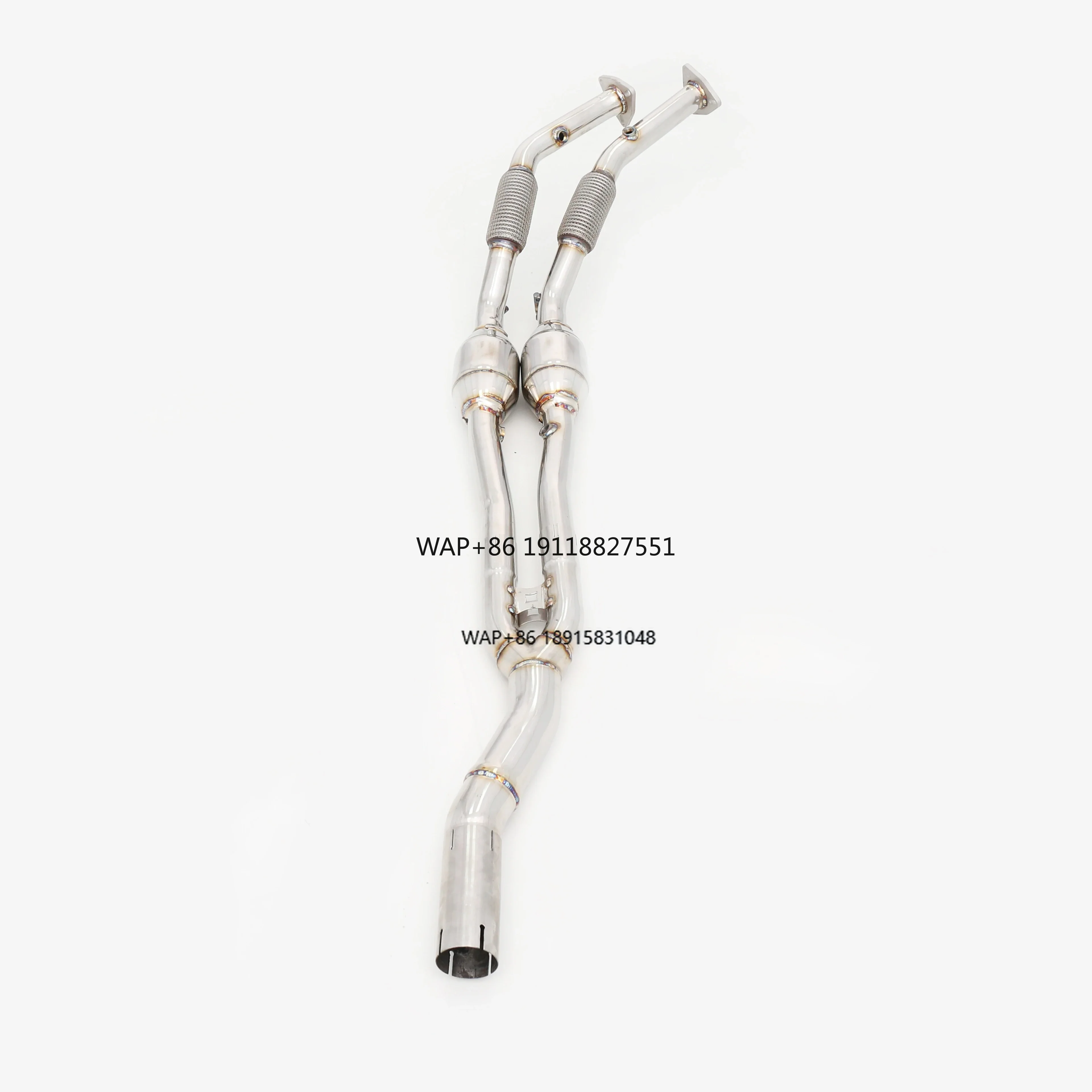 Custom 304 Stainless Steel Race -Back Downpipe R36 B6 3.6 V6 Exhaust System
Custom 304 Stainless Steel Race -Back Downpipe R36 B6 3.6 V6 Exhaust System