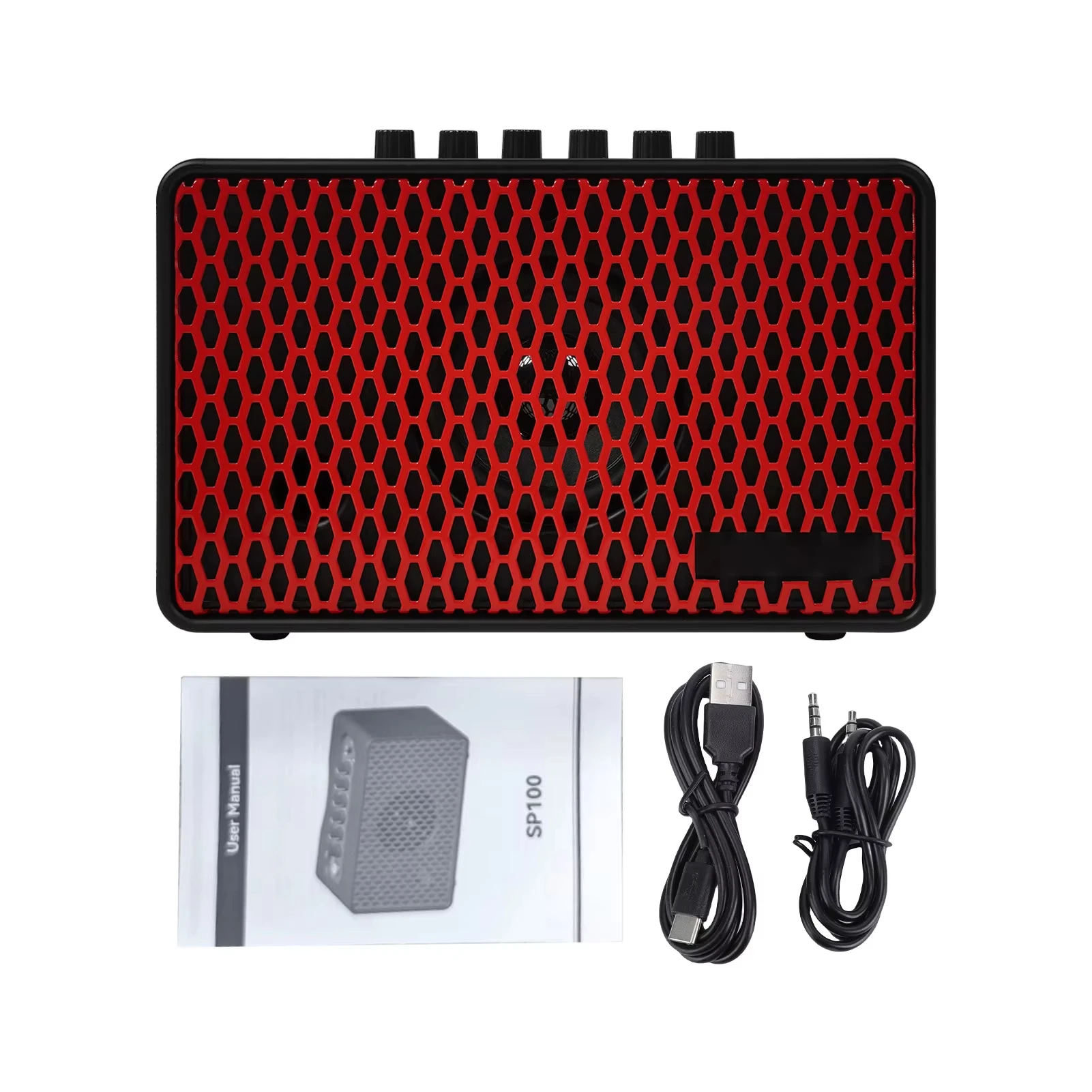 M-VAVE SP100 Portable Electric Guitar Amplifier 9 Tones 16 Effects 8H Battery Bluetooth OTG Recording for Practice Street Buskin
M-VAVE SP100 Portable Electric Guitar Amplifier 9 Tones 16 Effects 8H Battery Bluetooth OTG Recording for Practice Street Buskin