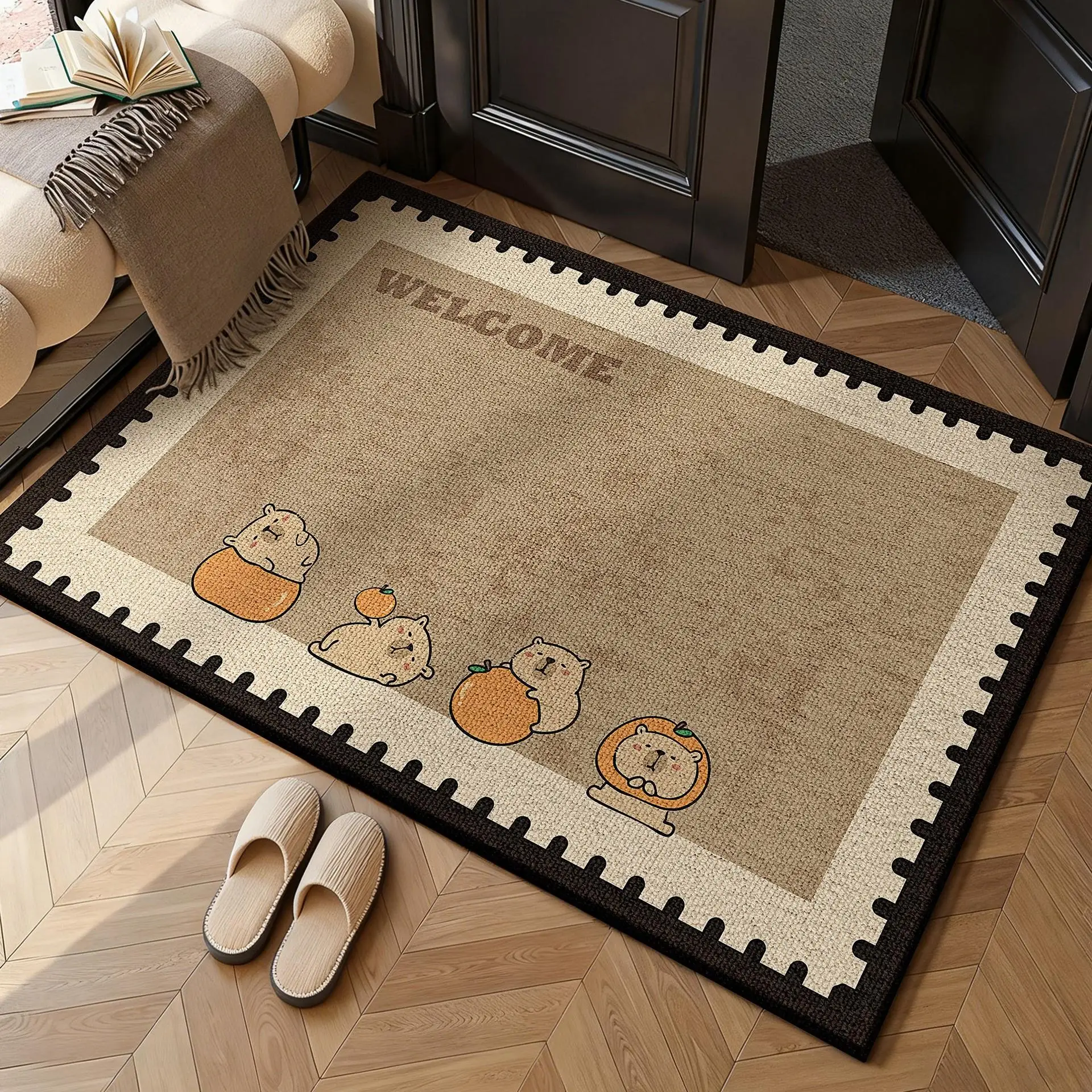 High-End Entrance Mat Cartoon Dust Removal Dirt Trapping Non-Slip Door Mat Home Use Floor Rug Practical Indoor Outdoor Mat
High-End Entrance Mat Cartoon Dust Removal Dirt Trapping Non-Slip Door Mat Home Use Floor Rug Practical Indoor Outdoor Mat