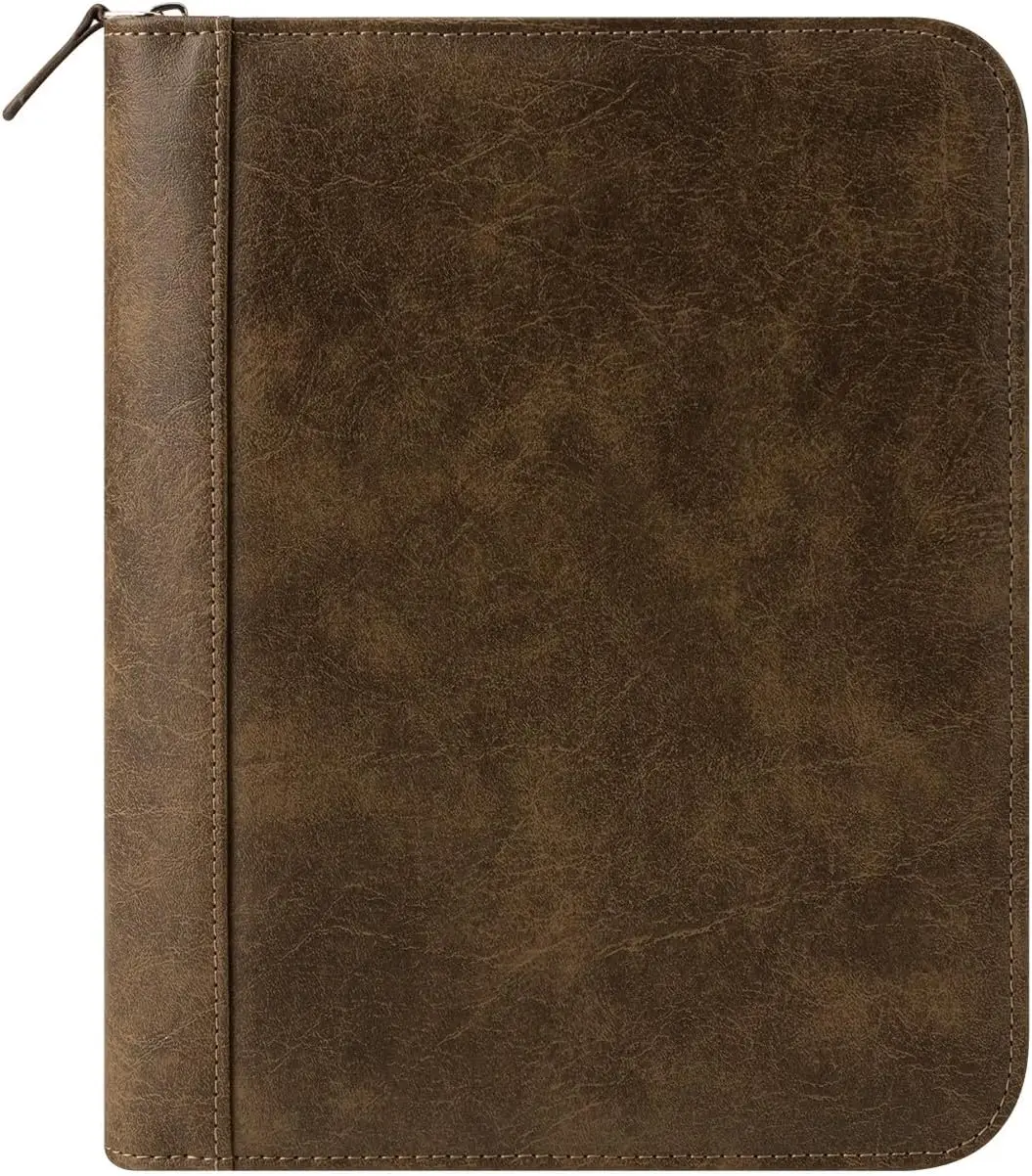 Classic Leather Binder for FranklinCovey Planners with Zipper Closure, Distressed Brown, 8x10.25 Inches
Classic Leather Binder for FranklinCovey Planners with Zipper Closure, Distressed Brown, 8x10.25 Inches