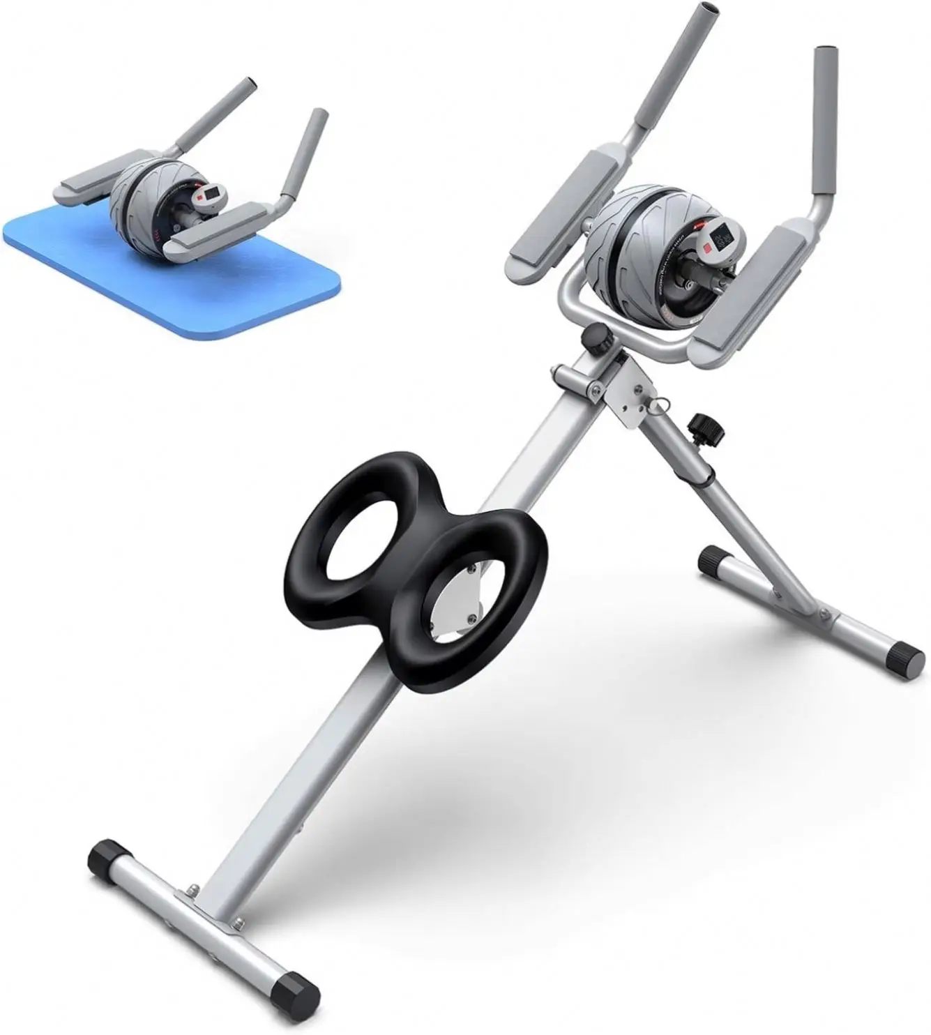 2 in 1 Ab Workout Equipment Machine Roller Wheel Adjustable Cruncher Exercise for Abdominal Core Strength Training 2
2 in 1 Ab Workout Equipment Machine Roller Wheel Adjustable Cruncher Exercise for Abdominal Core Strength Training 2