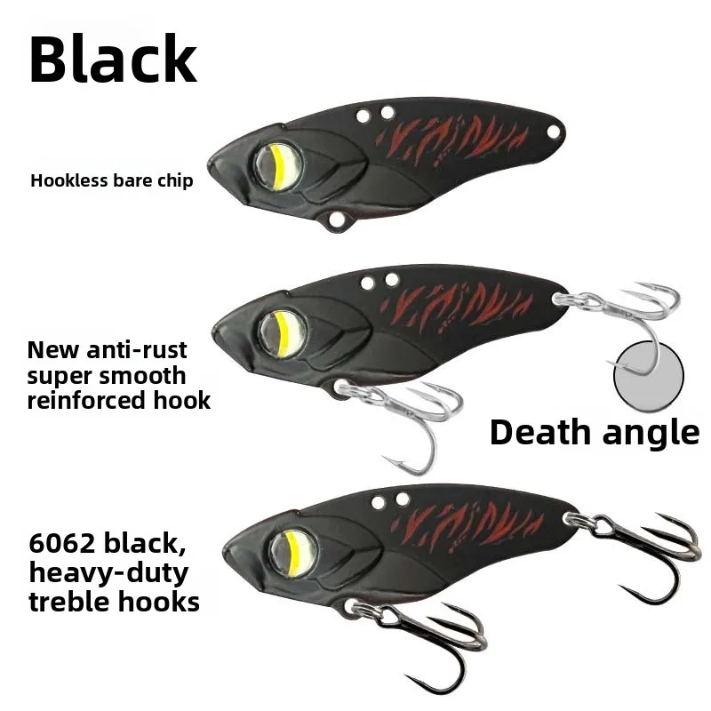 Metal Vib Fishing Lure Deep Diver Fast Sinking Bait with Intense Vibration for Bass Trout Walleye Pike Saltwater Fish
Metal Vib Fishing Lure Deep Diver Fast Sinking Bait with Intense Vibration for Bass Trout Walleye Pike Saltwater Fish