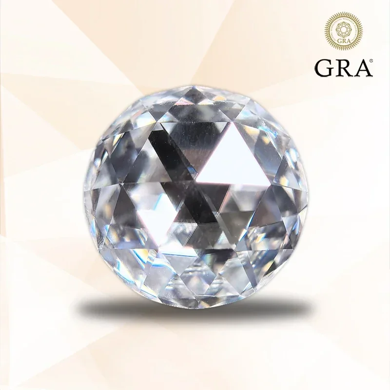 Moissanite Stone D Color Double Faced Rose Cut Charm Gemstone Lab Grown Diamond for DIY Jewelry Making Materials GRA Certificate
Moissanite Stone D Color Double Faced Rose Cut Charm Gemstone Lab Grown Diamond for DIY Jewelry Making Materials GRA Certificate
