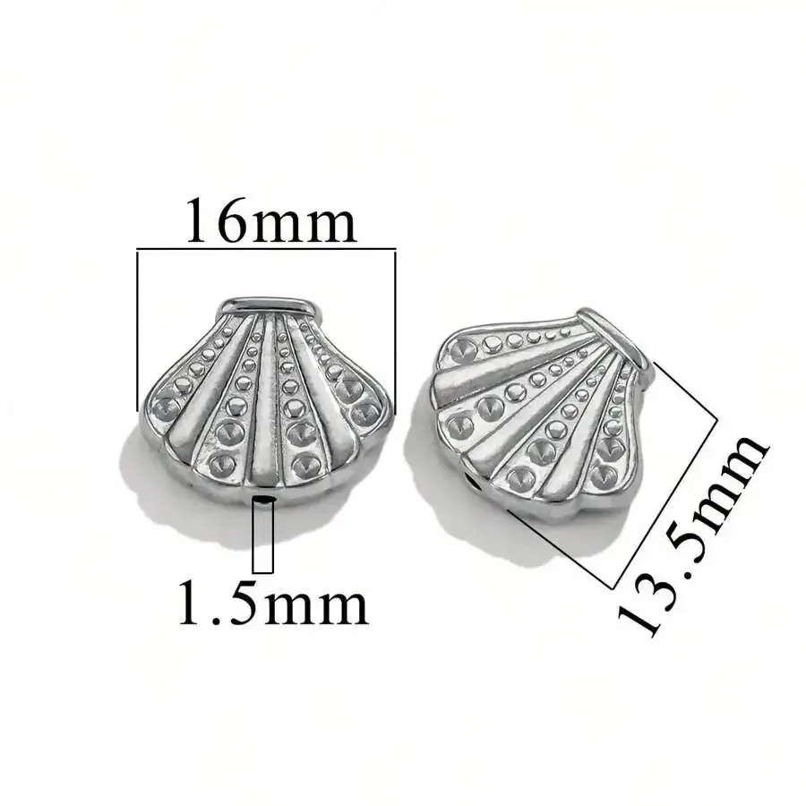 10 Pieces Stainless Steel Casting Large Hole Perforation DIY Bracelet Necklace Jewelry Bead Accessories
10 Pieces Stainless Steel Casting Large Hole Perforation DIY Bracelet Necklace Jewelry Bead Accessories