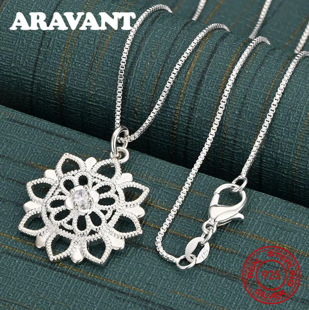 925 Sterling Silver Openwork Snowflake Pendant Necklace, Vintage Style, Personalized Accessory, Gift, Jewelry For Women
925 Sterling Silver Openwork Snowflake Pendant Necklace, Vintage Style, Personalized Accessory, Gift, Jewelry For Women