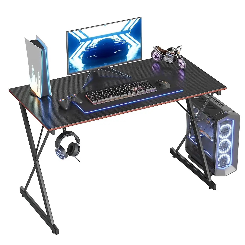 Gaming Desk 47 H Pc Computer Desk, Home Office Desk Table Gamer Workstation, Simple Game Table, Black
Gaming Desk 47 H Pc Computer Desk, Home Office Desk Table Gamer Workstation, Simple Game Table, Black