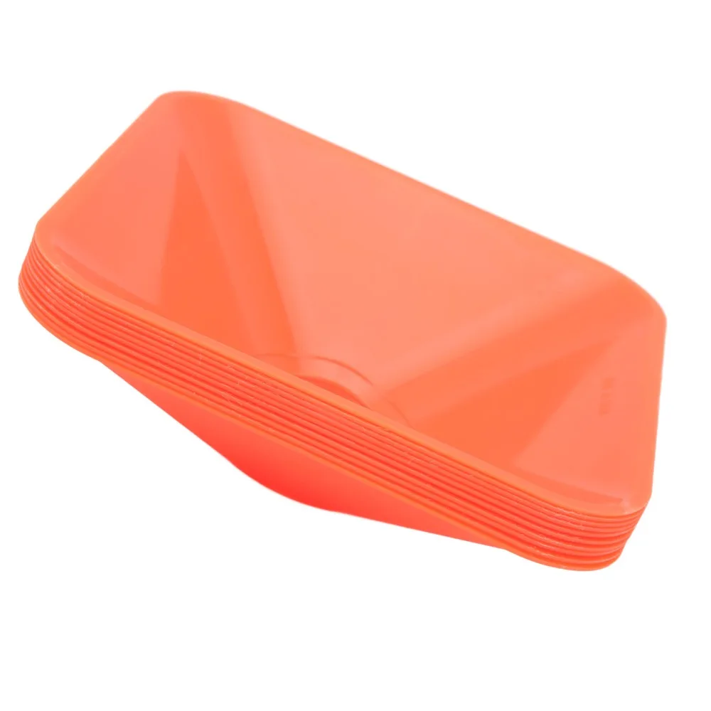 10Pcs Square Training Marker Disc Center Hole Bright Color Marker Cone Base High Visibility Low Profile Training Cones
10Pcs Square Training Marker Disc Center Hole Bright Color Marker Cone Base High Visibility Low Profile Training Cones