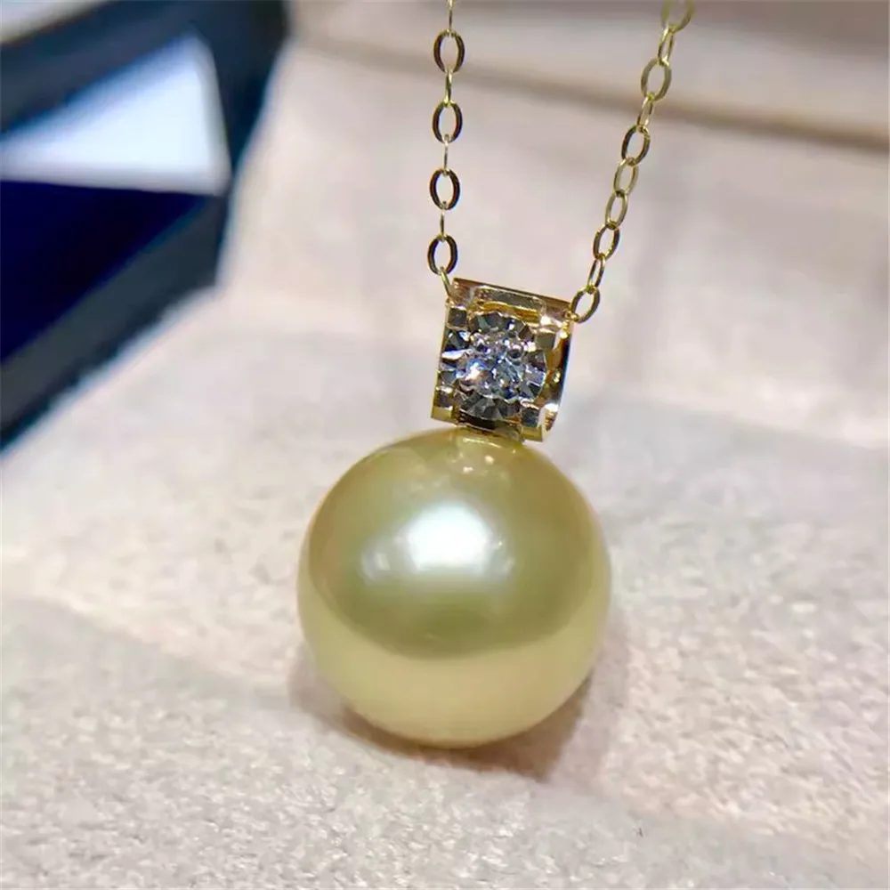 DIY Pearl Accessories G18K Gold Diamond Pendant Empty Holder Bullhorn Pearl Pendant Empty Holder Fit 9-12mm Round Beads G132
DIY Pearl Accessories G18K Gold Diamond Pendant Empty Holder Bullhorn Pearl Pendant Empty Holder Fit 9-12mm Round Beads G132