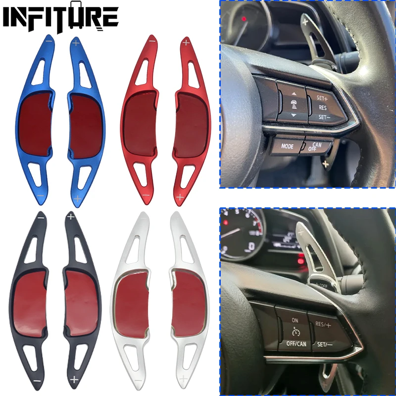For Mazda 3 CX30 MX30 CX-60 CX-30 MX-30 2020 2021 2022 2023 Car Steering Wheel DSG Shift Paddle Extension Gear Aluminum Alloy
For Mazda 3 CX30 MX30 CX-60 CX-30 MX-30 2020 2021 2022 2023 Car Steering Wheel DSG Shift Paddle Extension Gear Aluminum Alloy