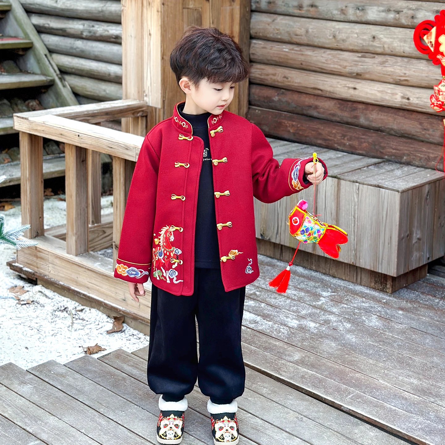 Children's New Year Performance Outfit Fce Lined Traditional Chinese Tang Costume Winter Ancient Sle Boy's Hanfu Set
Children's New Year Performance Outfit Fce Lined Traditional Chinese Tang Costume Winter Ancient Sle Boy's Hanfu Set