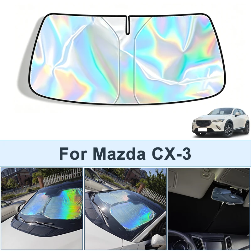 Foldable Front Windshield Sun Shade For Mazda CX-3 UV Reflective Sun Protection Cover Car Interior Accessories
Foldable Front Windshield Sun Shade For Mazda CX-3 UV Reflective Sun Protection Cover Car Interior Accessories
