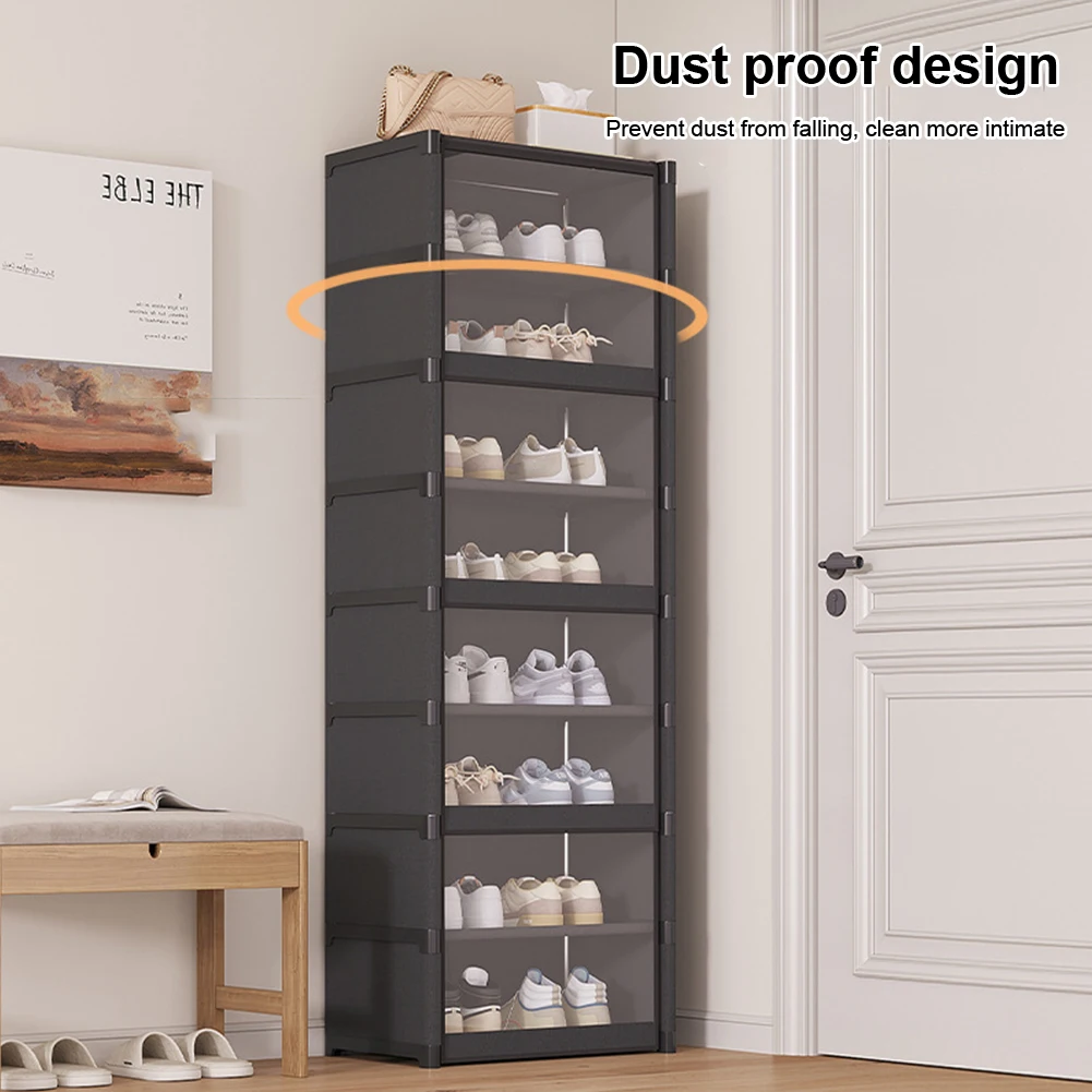 9-Tier Sneaker Rack Organizer Shoe Rack Organizer Holds 18 Pairs Tall Shoe Rack Shoes Cabinet Closed Shelves for Closet Entryway
9-Tier Sneaker Rack Organizer Shoe Rack Organizer Holds 18 Pairs Tall Shoe Rack Shoes Cabinet Closed Shelves for Closet Entryway