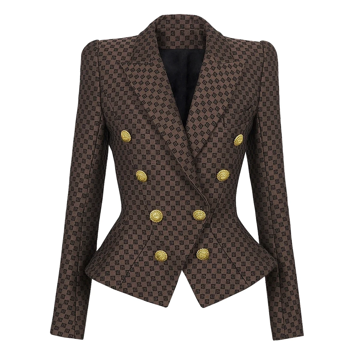 Spring And Autumn New Fashion Style Heavy Industry Jacquard Embroidery Ol Temperament Commuter Double Breasted Women's Suit Coat
Spring And Autumn New Fashion Style Heavy Industry Jacquard Embroidery Ol Temperament Commuter Double Breasted Women's Suit Coat