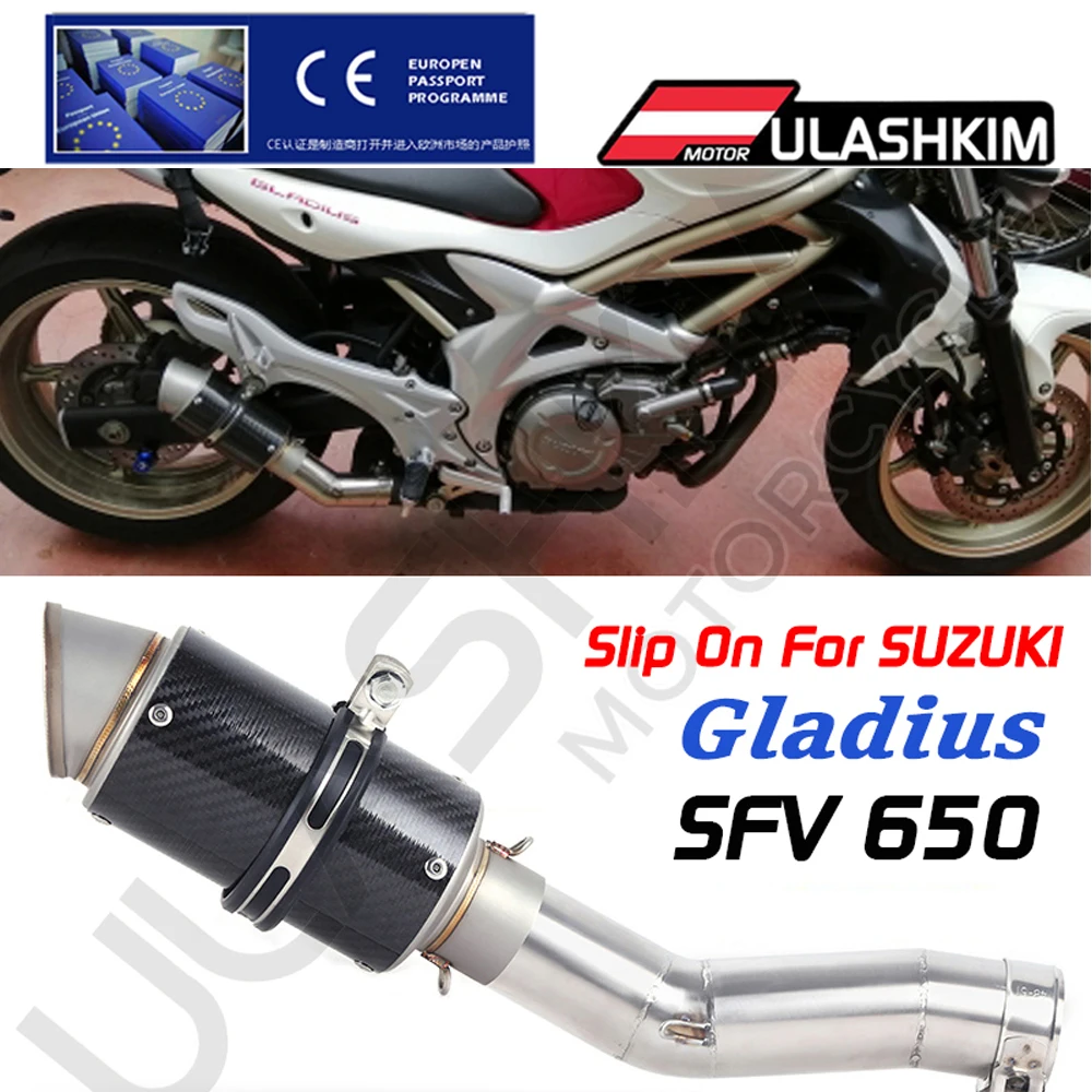 Slip On For SUZUKI SFV650 Gladius Motorcycle Full Exhaust System Muffler Escape Modified Contact Middle Pipe Tube
Slip On For SUZUKI SFV650 Gladius Motorcycle Full Exhaust System Muffler Escape Modified Contact Middle Pipe Tube