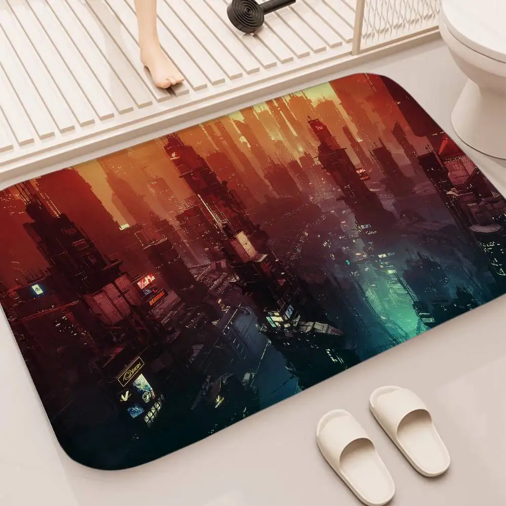 Punk Neon Street Floor Mat Printed Large Carpets Room And Bedroom Carpets Bathroom Anti Slip Door MATS Small Carpets
Punk Neon Street Floor Mat Printed Large Carpets Room And Bedroom Carpets Bathroom Anti Slip Door MATS Small Carpets