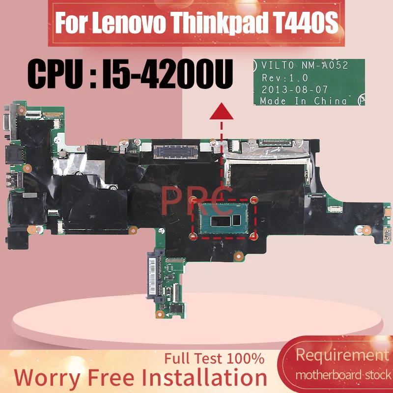 For Lenovo Thinkpad T440S Laptop Motherboard NM-A052 I5-4200U Notebook Mainboard
For Lenovo Thinkpad T440S Laptop Motherboard NM-A052 I5-4200U Notebook Mainboard