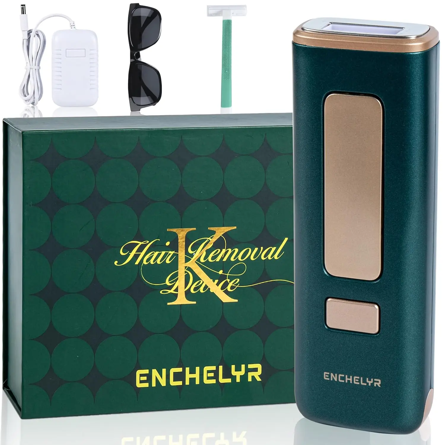 IPL Hair Removal for Women with Ice Cooling, 5 Energy Levels, Unlimited Flashes for Face Bikini Legs Underarms, At-Home Device
IPL Hair Removal for Women with Ice Cooling, 5 Energy Levels, Unlimited Flashes for Face Bikini Legs Underarms, At-Home Device