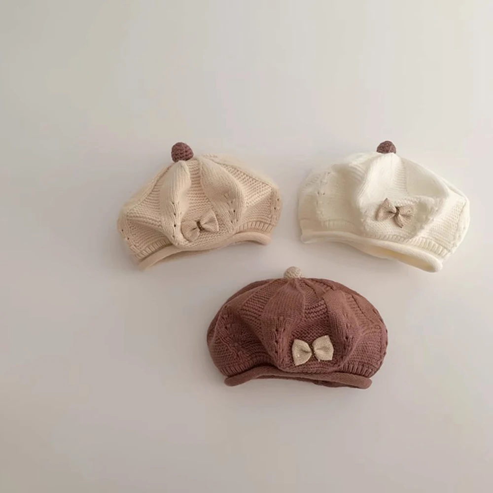 Korean Baby Hat Autumn Winter Beanies Bow Red Knitted Hats Baby Girl Beret For Kids 6-36 Month
Korean Baby Hat Autumn Winter Beanies Bow Red Knitted Hats Baby Girl Beret For Kids 6-36 Month